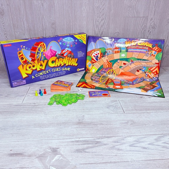 Rare hard to find Kooky Carnival Lakeshore the context clue board game learning - Picture 1 of 10